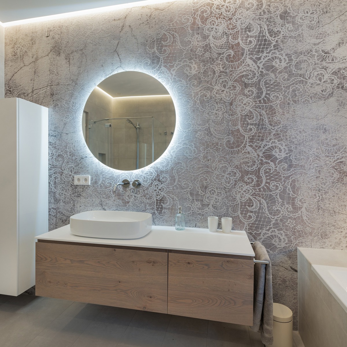 Badplanung für Penthouse-Wohnung