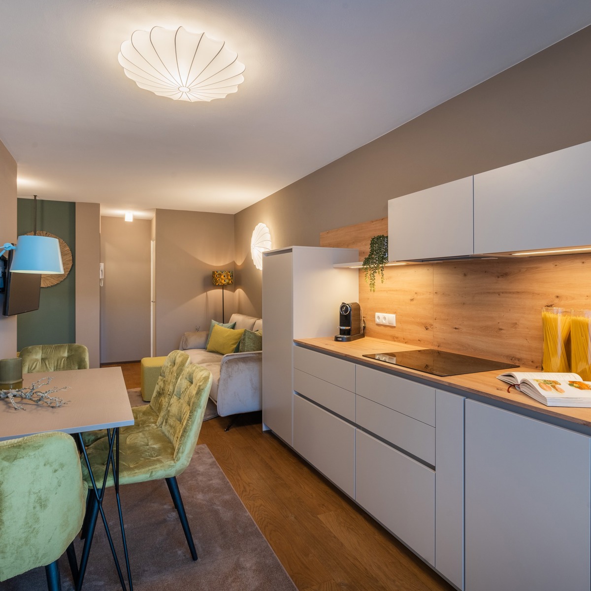 Küchenzeile in Ferienimmobilie