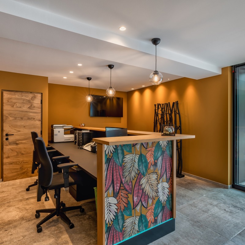 Residence Montani - die etwas verrückte Rezeption