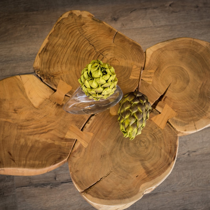 Organische Formen und natürliche Texturen