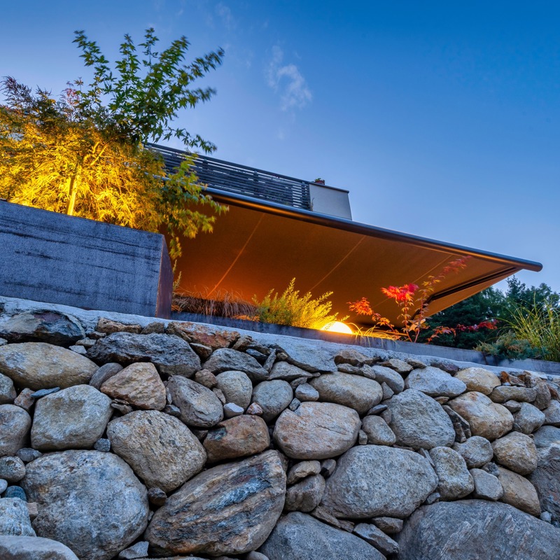 komplette Außengestaltung für Ferienappartement