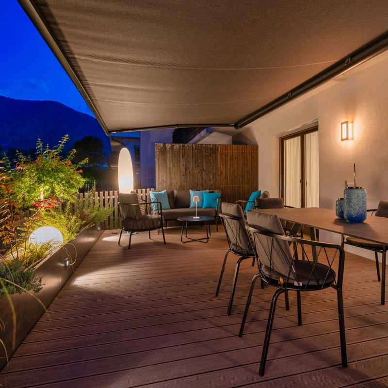 komplette Außengestaltung für Ferienappartement