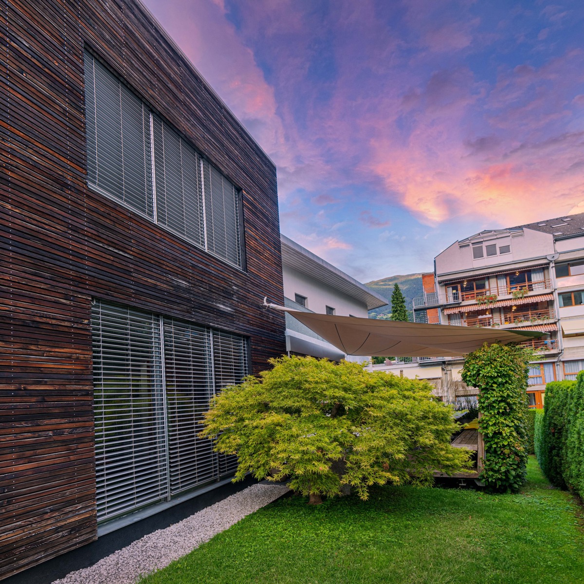 Terrassenbeschattung Privatvilla