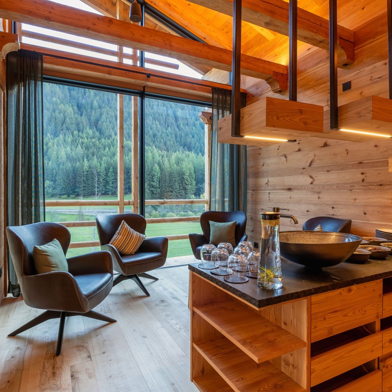 Chalets Valsegg - das Waldbad