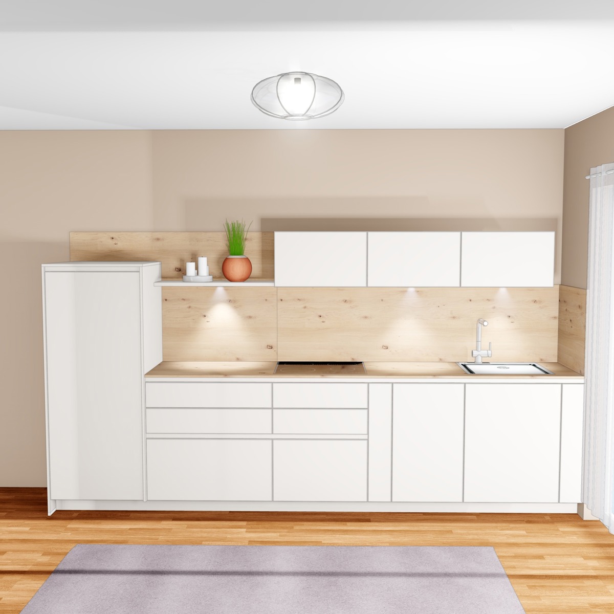 Küchenzeile in Ferienimmobilie