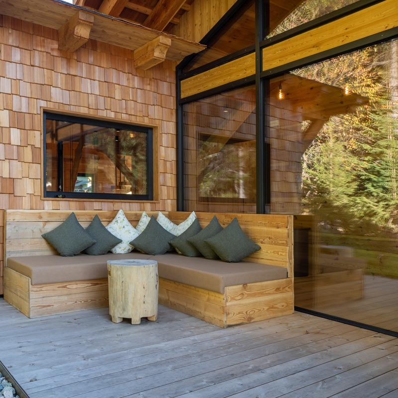 Chalets Valsegg - das Waldbad